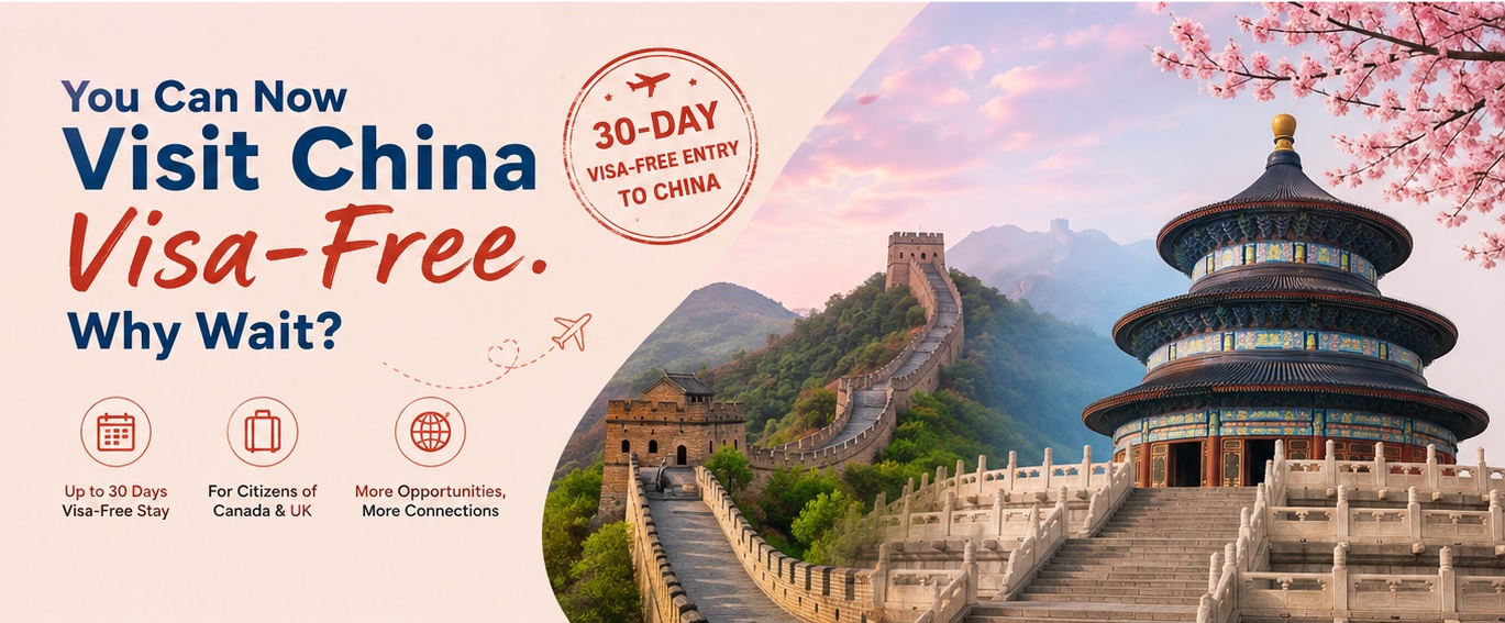 Who Enjoy 30-Day Visa-Free Travel to China?